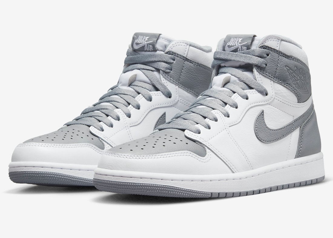 Air Jordan grey and white jordan 1 1 Stealth 555088-037 Release Date Info | SneakerFiles