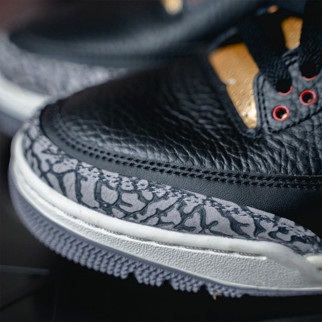 jordan 3 black gold