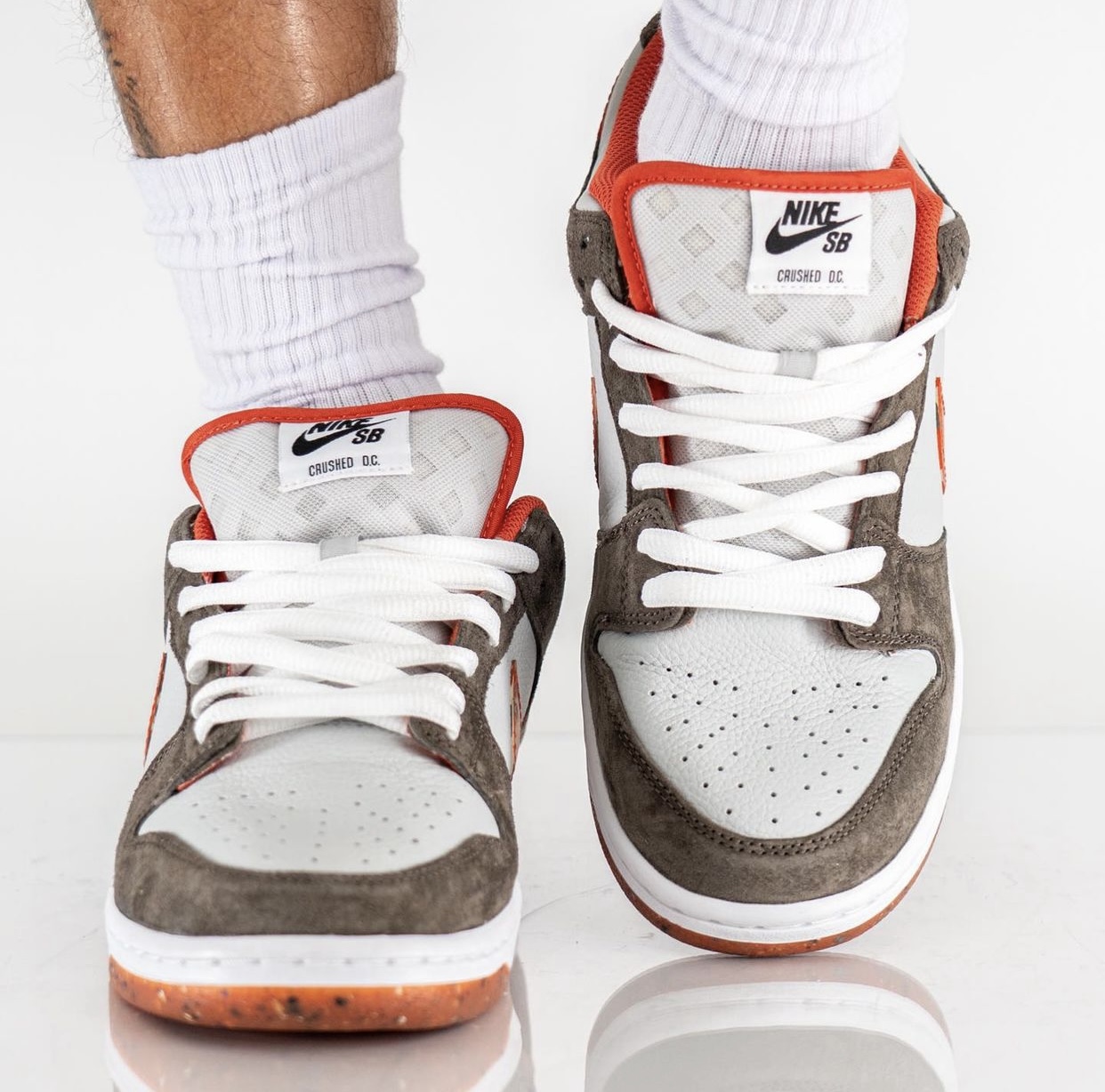 Crushed DC Nike SB Dunk Low DH7782-001 On-Feet