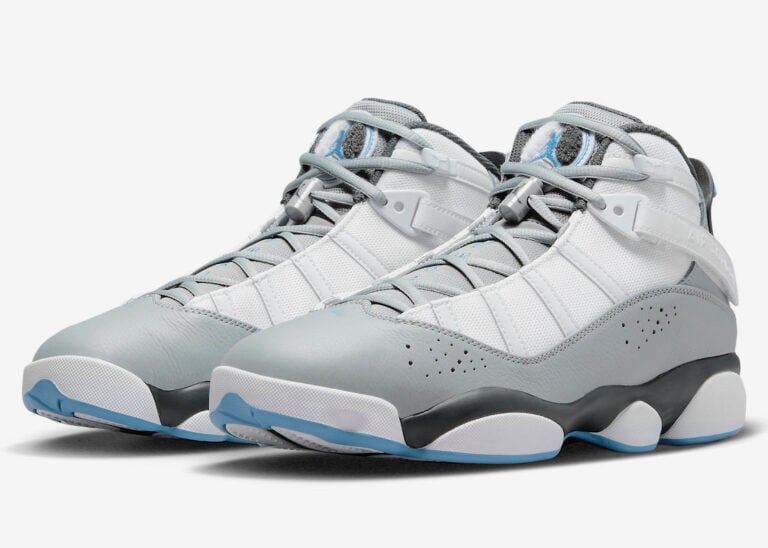 Jordan 6 Rings Now Available in Grey and University Blue | Sneakers Cartel