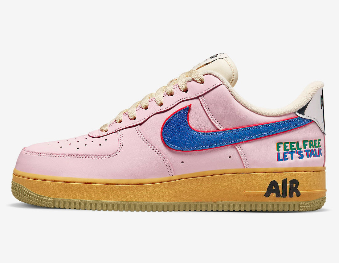 Nike Air Force 1 Low Feel Free, Lets Talk DX2667-600