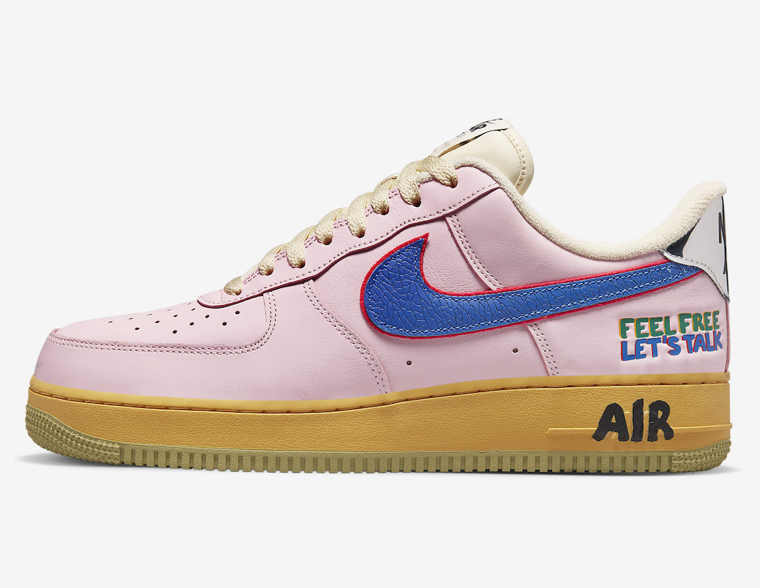 Nike Air Force 1 Low Feel Free, Lets Talk DX2667-600