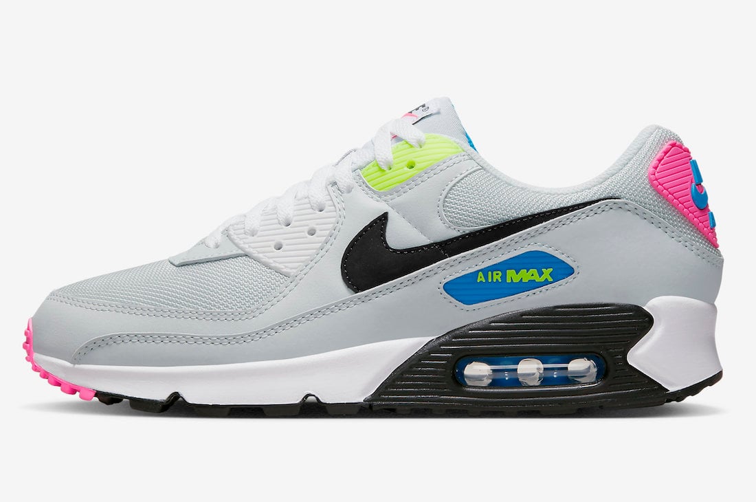 Nike Air Max 90 Grey Neon DZ4398-001 Release Date Info | SneakerFiles