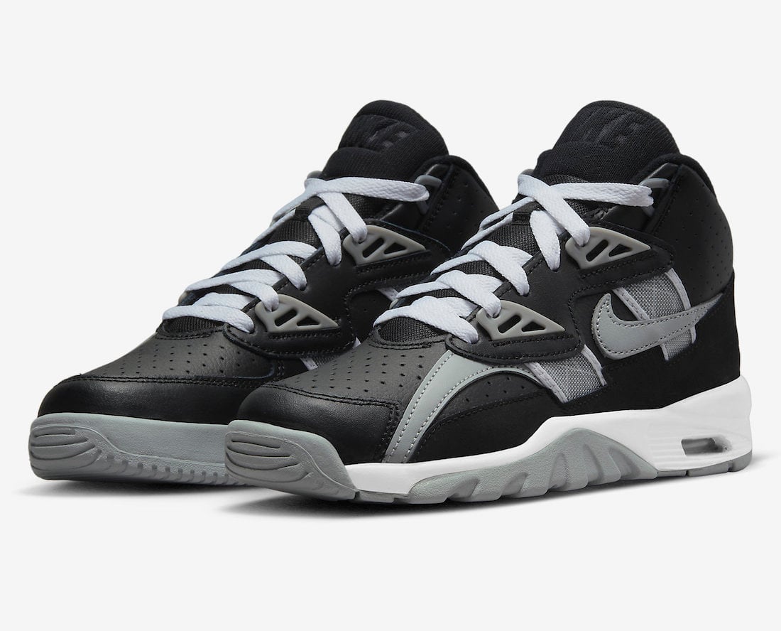 Nike Air Trainer SC High Raiders Black Grey White DX3764-001 Release Date Info