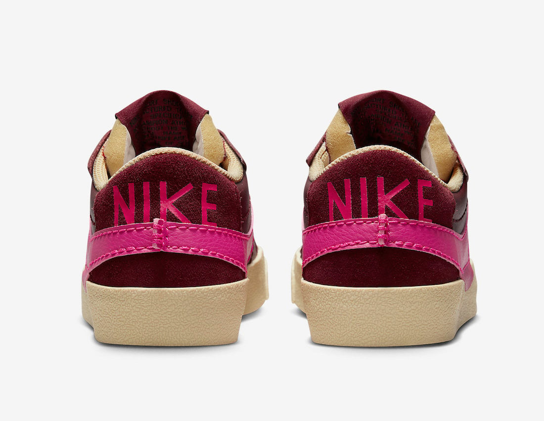 Nike Blazer Low Jumbo Burgundy Hot Pink DQ1470-600 Release Date Info