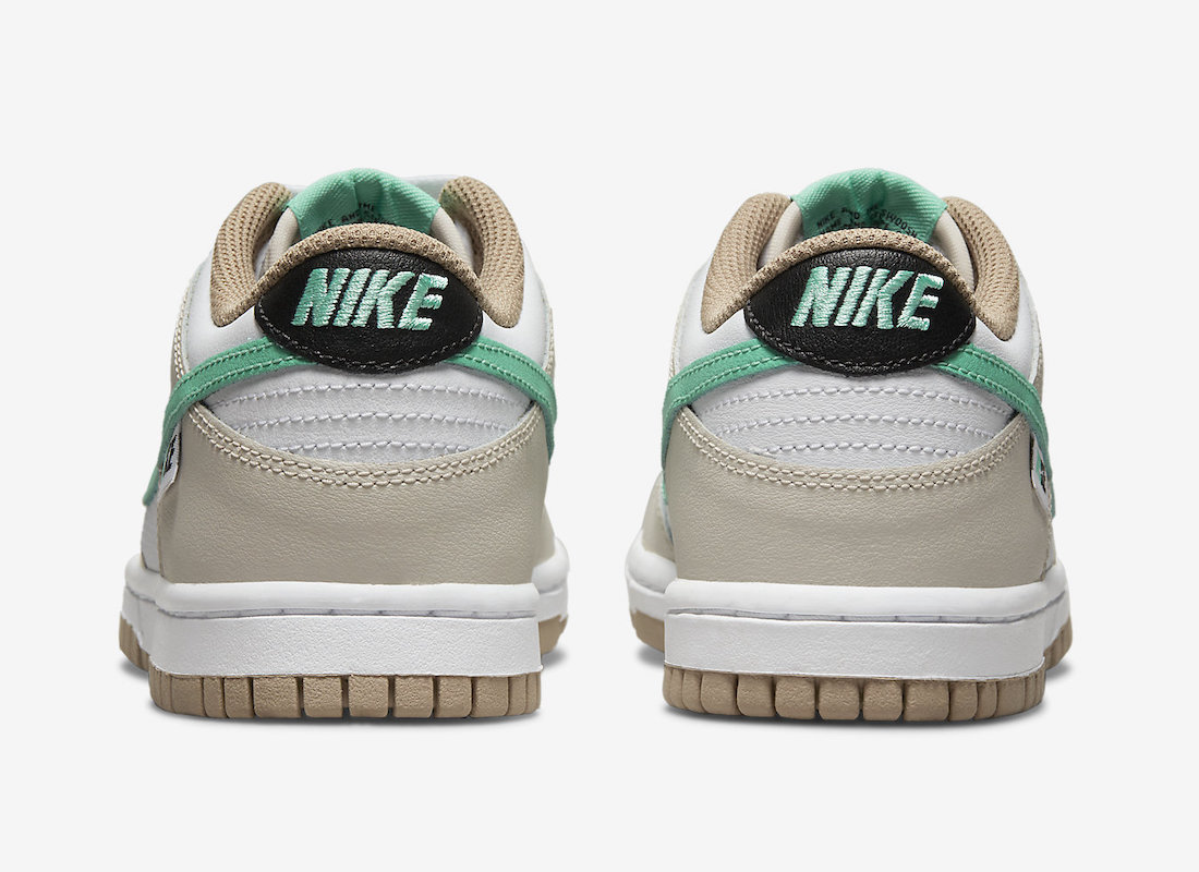Nike Dunk Low White Tan Green DX6063-131 Release Date Info