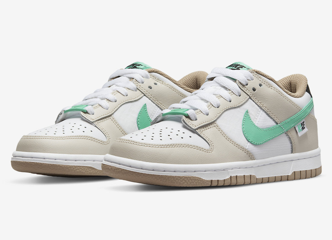 This Nike Dunk Low Features Mint Green Accents