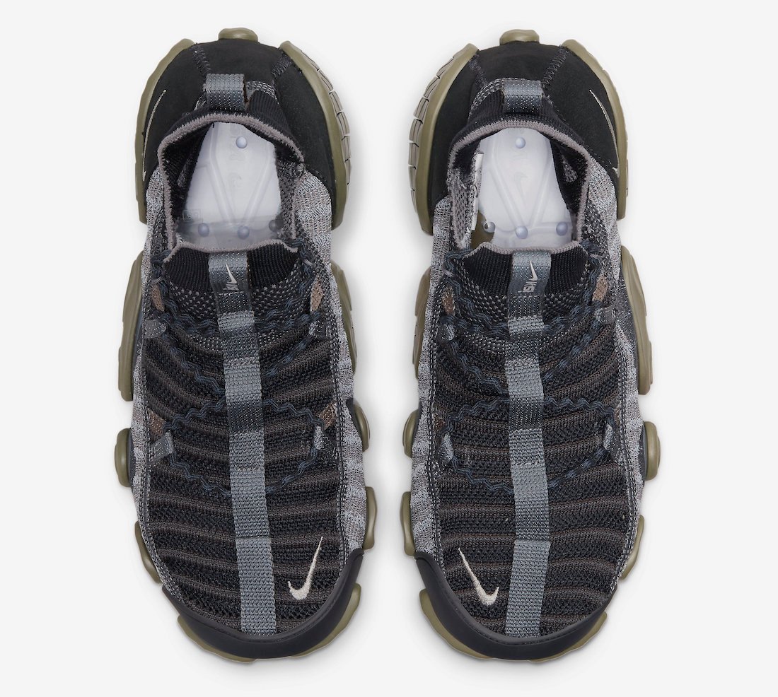 Nike ISPA Link Black Medium Olive CN2269-003 Release Date Info