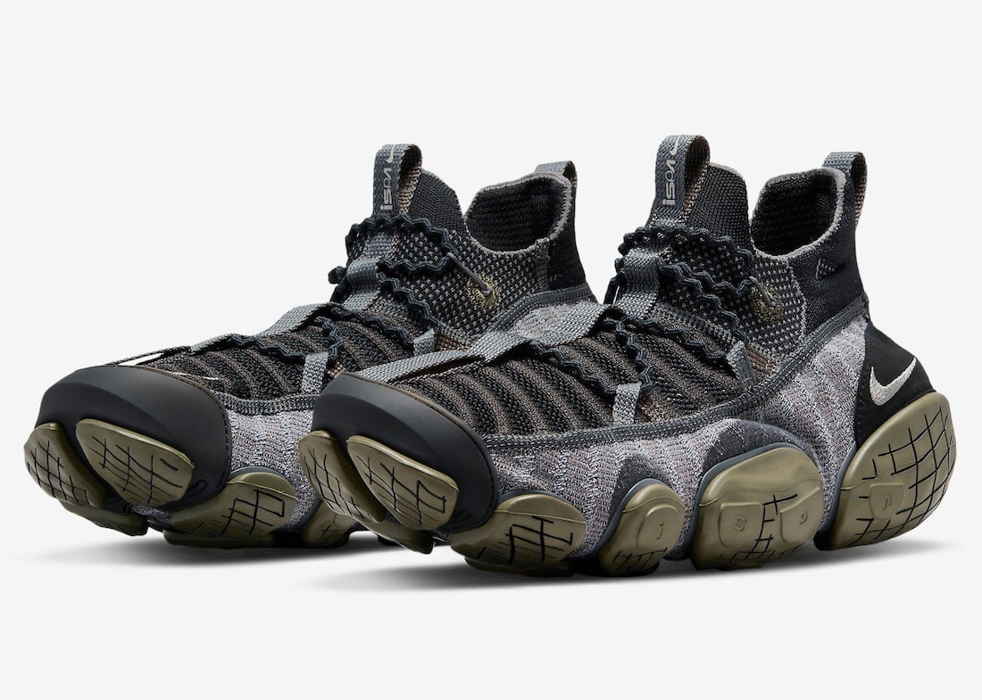 Nike ISPA Link Black Medium Olive CN2269-003 Release Date Info