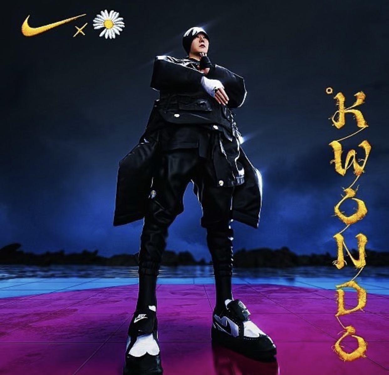 Peaceminusone Nike Kwondo 1 Panda