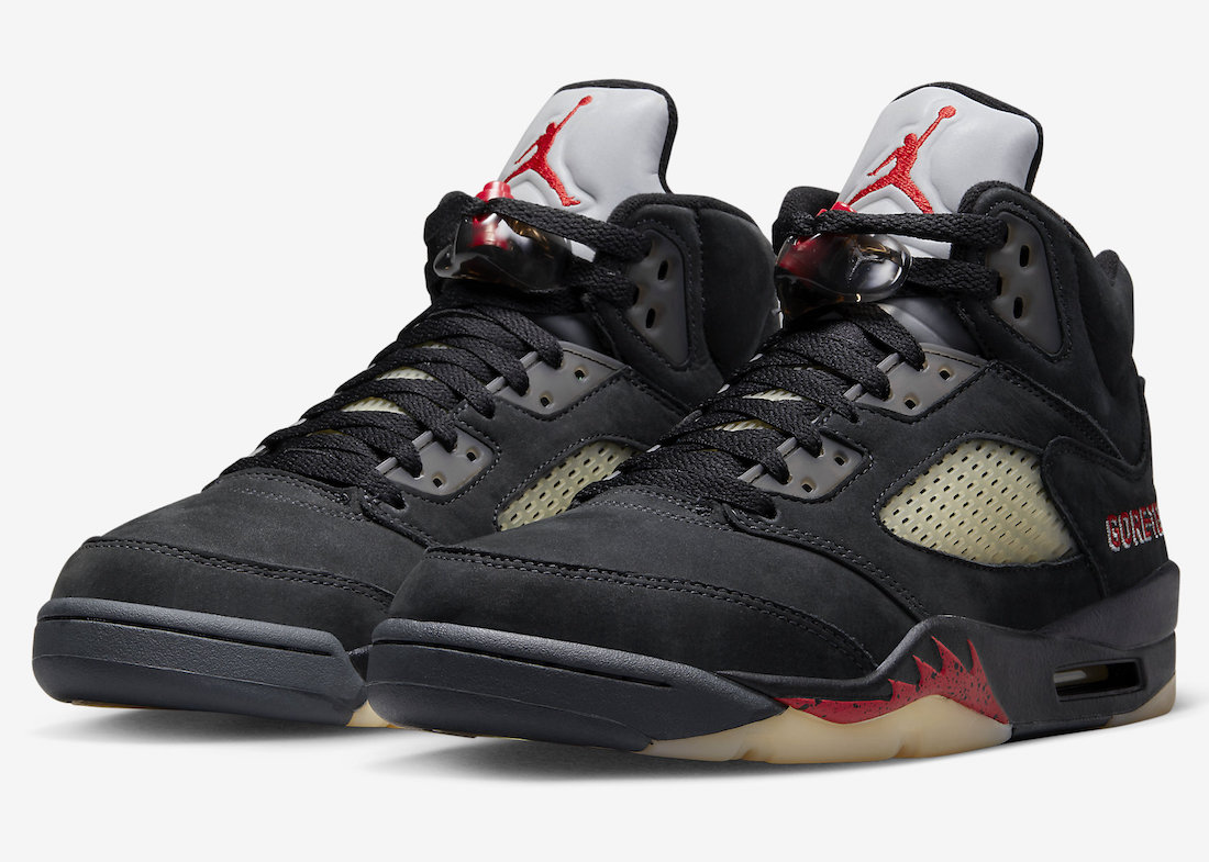 Air Jordan 5 Gore-Tex Off Noir DR0092-001 Release Info Price