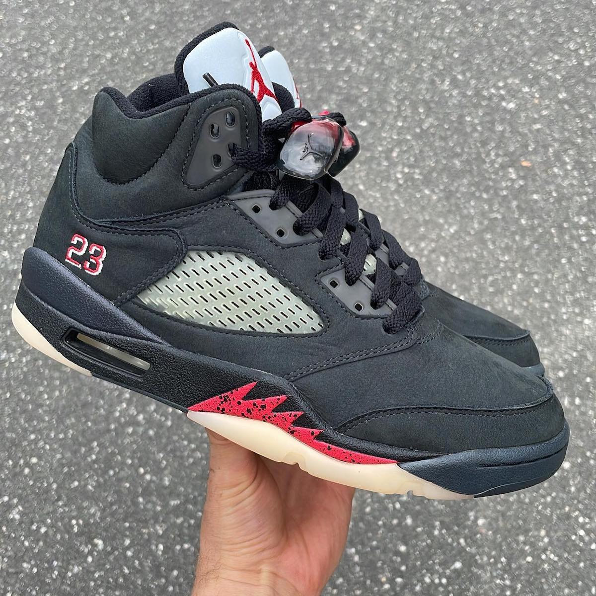 Air Jordan 5 Gore-Tex Off-Noir Fire Red DR0092-001 Release Date Info