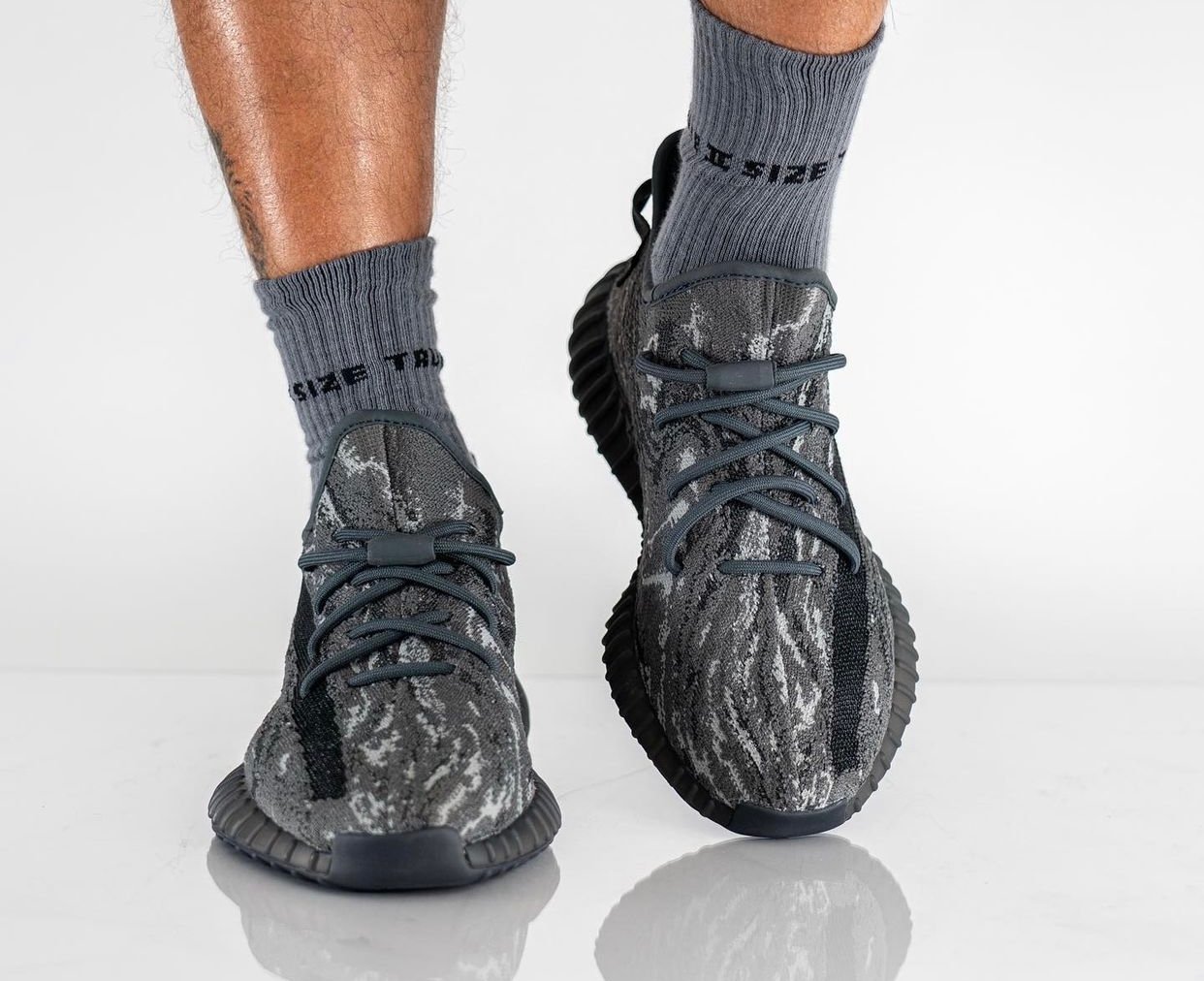 adidas Yeezy Boost 350 V2 MX Grey On-Feet