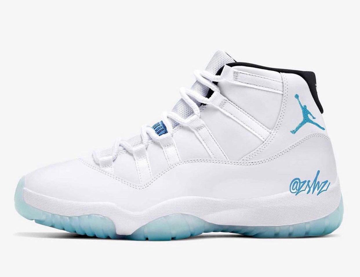 icy blue jordans 11