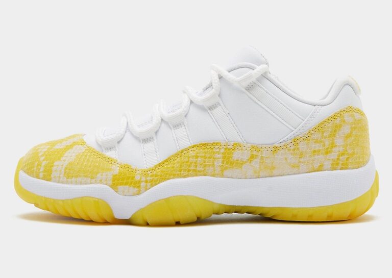 Air Jordan 11 Low Yellow Snakeskin AH7860-107 Release Date + Where to Buy | SneakerFiles