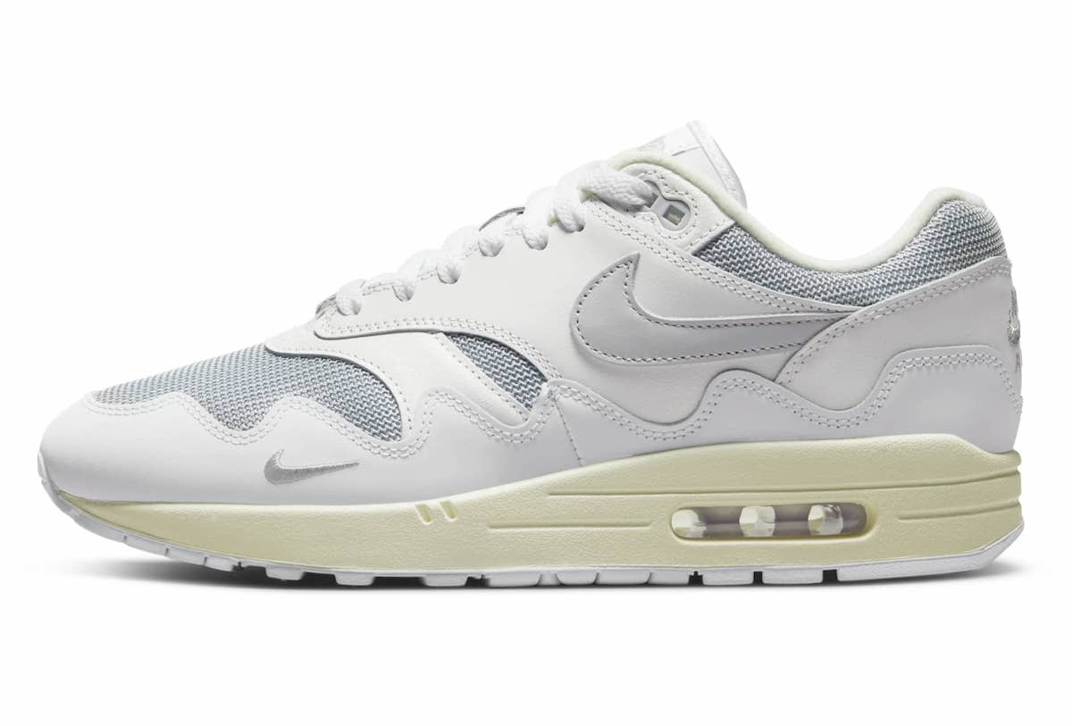 Patta Nike Air Max 1 White Grey DQ0299-100 Release Date Info