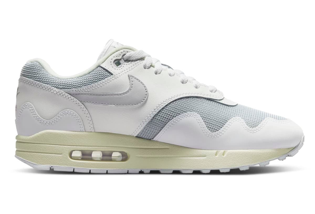 Patta Nike Air Max 1 White Grey DQ0299-100 Release Date Info