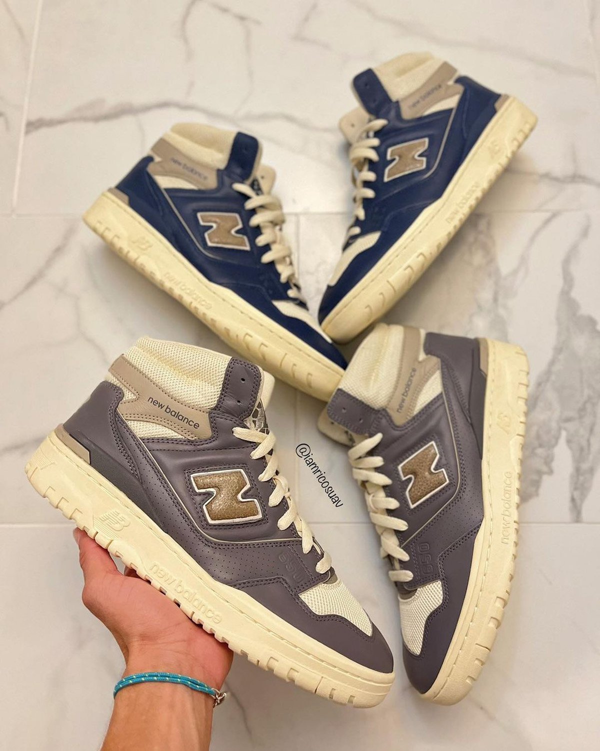 Aime Leon Dore New Balance 650R Navy Grey Release Date Info Aime Leon Dore New Balance 650R Navy Grey Release Date Info