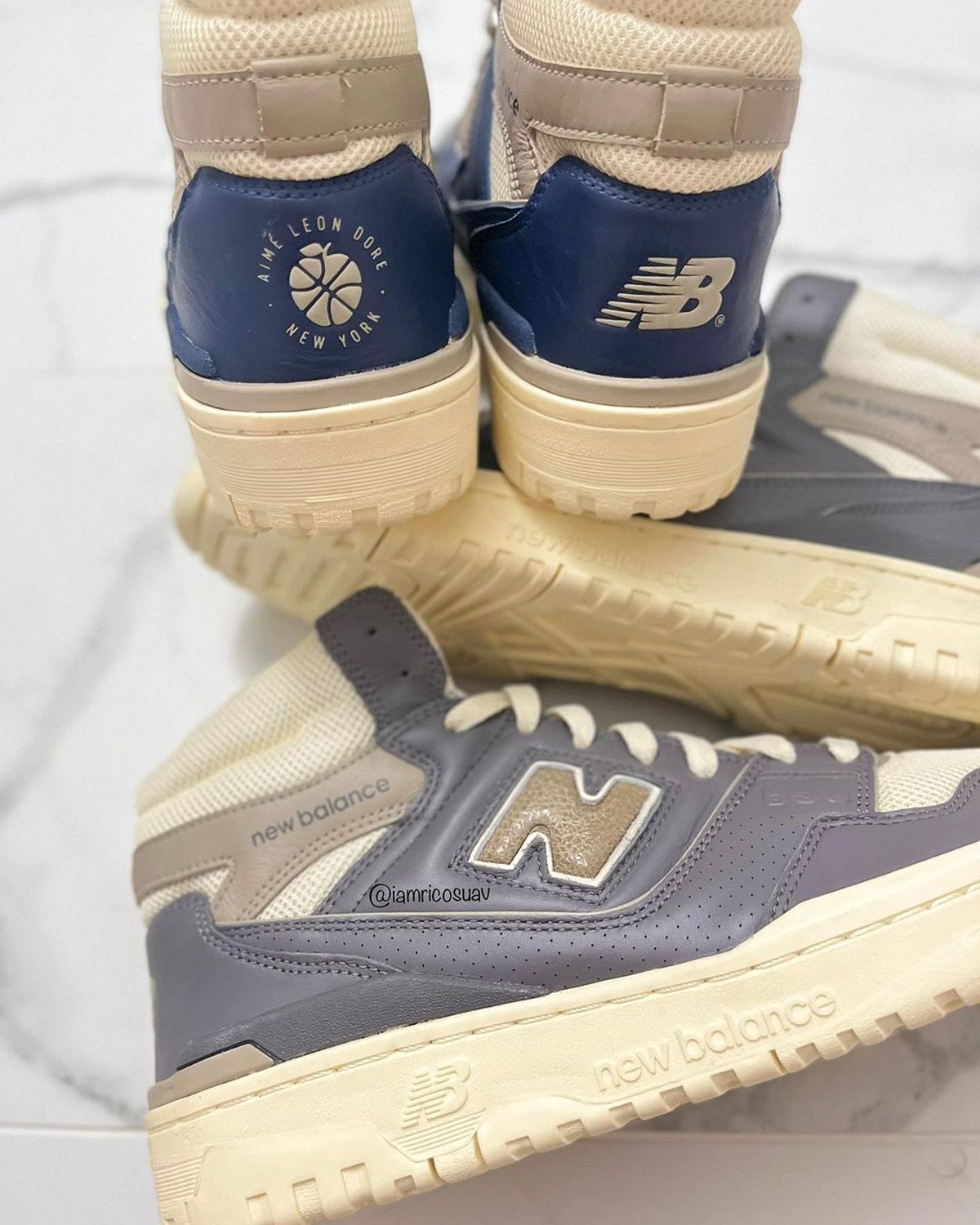 Aime Leon Dore New Balance 650R Navy Grey Release Date Info Aime Leon Dore New Balance 650R Navy Grey Release Date Info