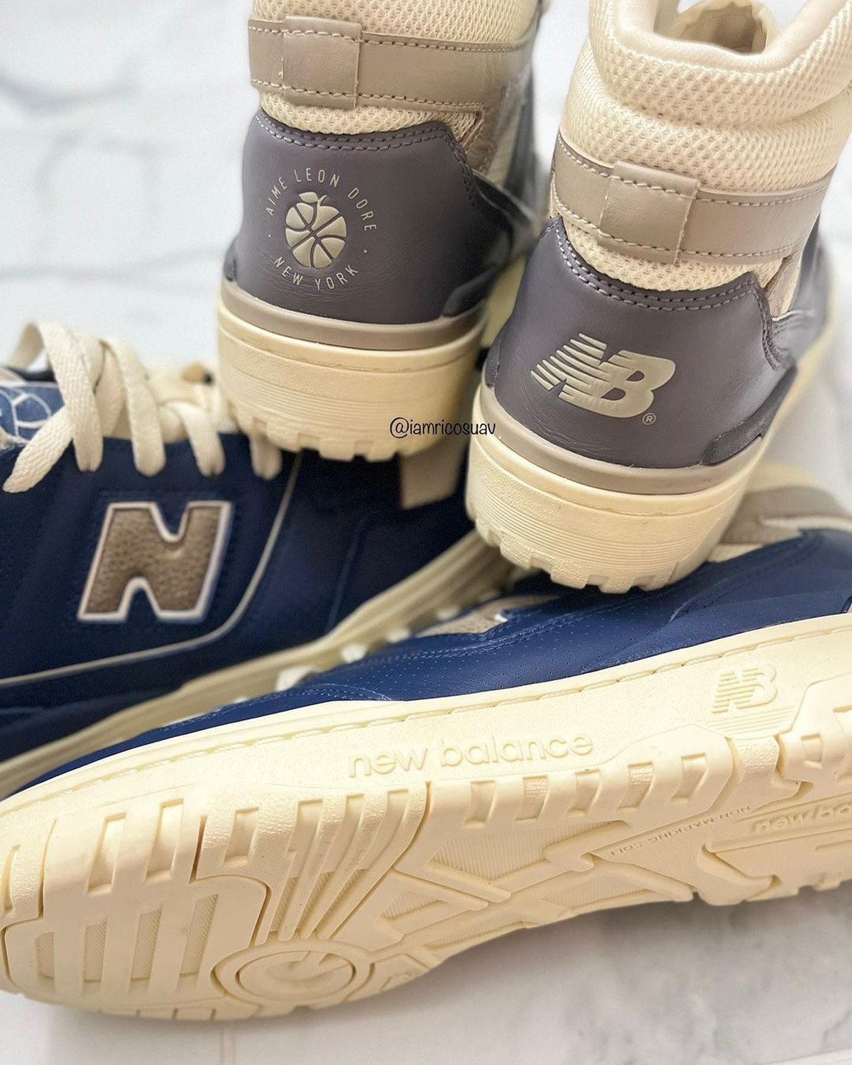 Aime Leon Dore New Balance 650R Navy Grey Release Date Info Aime Leon Dore New Balance 650R Navy Grey Release Date Info