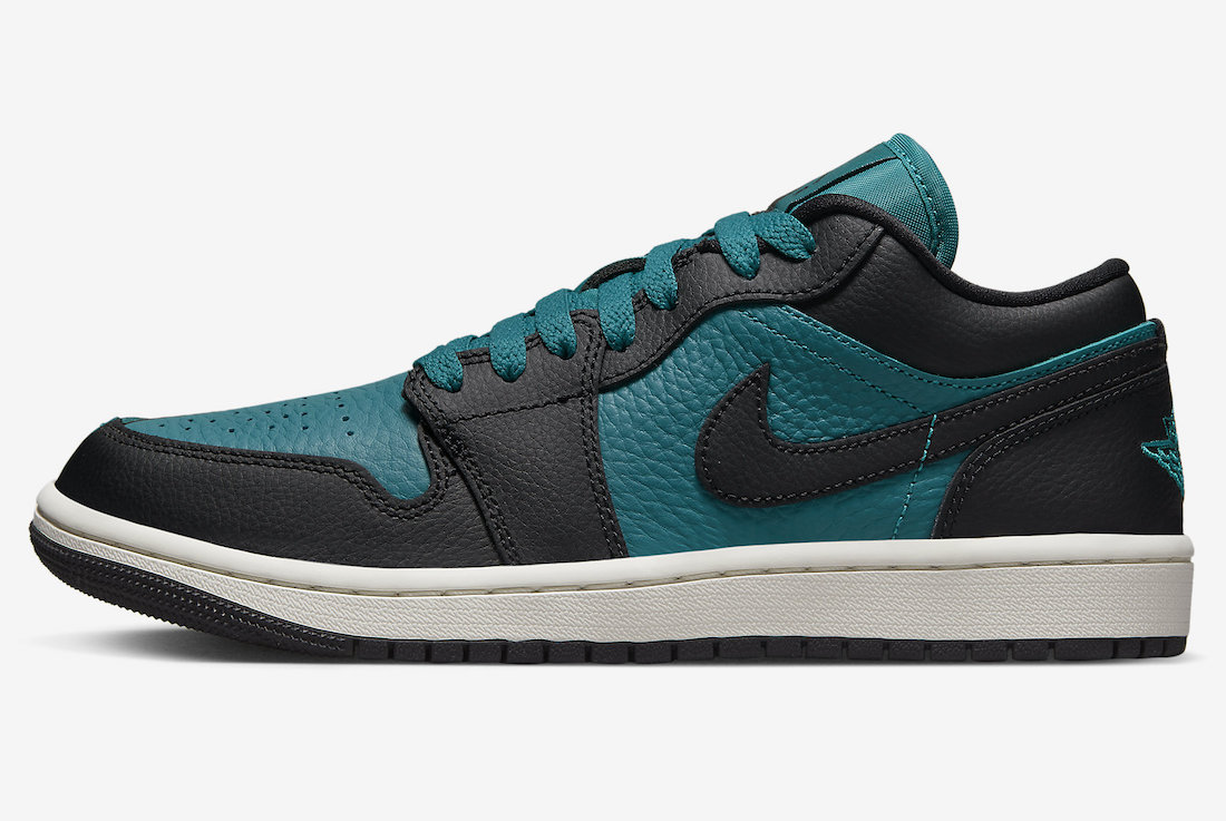 Air Jordan 1 Low Split Bright Spruce Black DR0502-300 Release Date Info