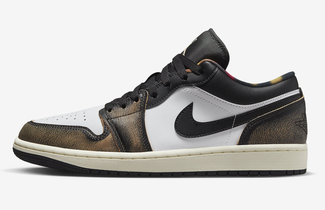 Air Jordan 1 Low Wear Away White Black Tan DQ8422-001 Release Date Info
