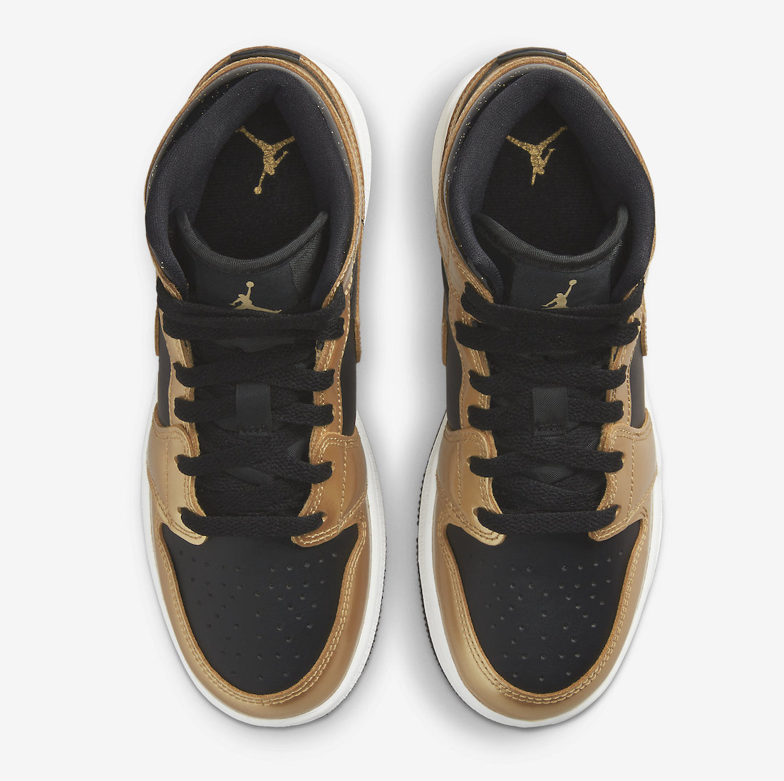 nike air jordan 1 mid gs metallic red