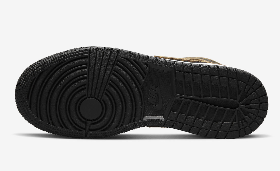 Air Jordan 1 Mid GS Black Metallic Gold DR6967-071 Release Date Info