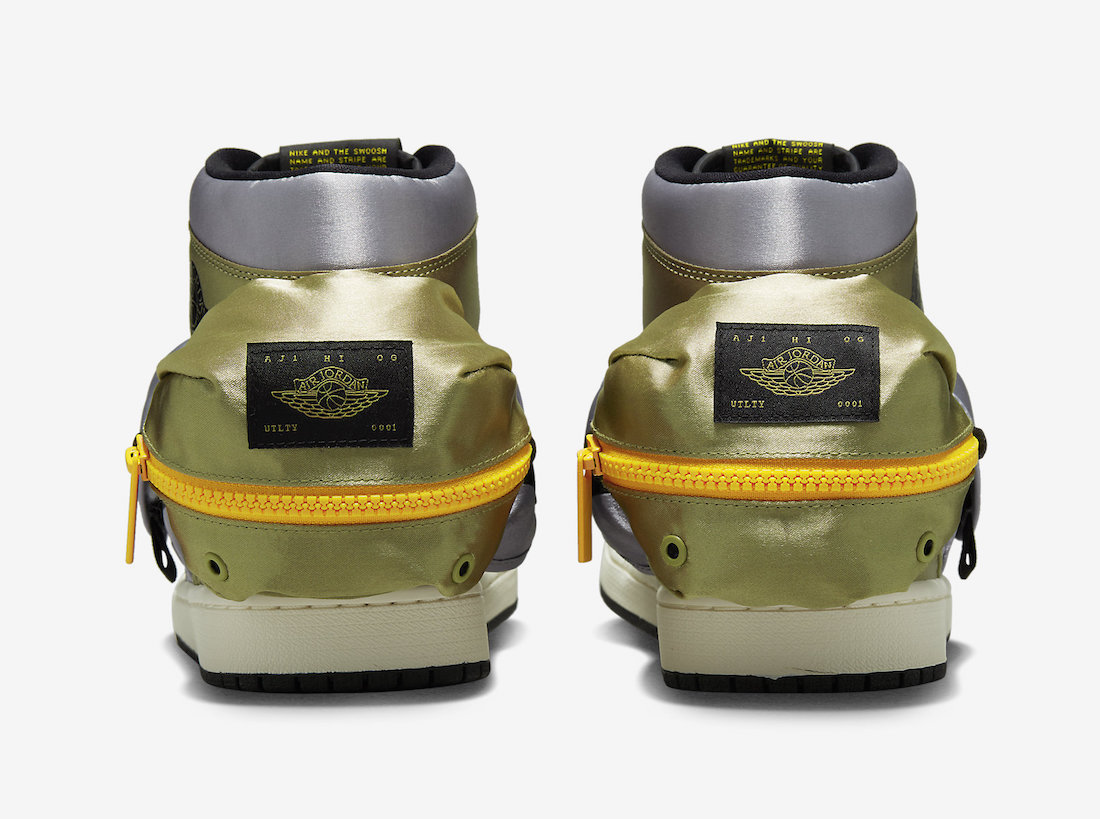 Air Jordan 1 Utility Neutral Olive Light Steel Grey DO8727-200 Release Date Info