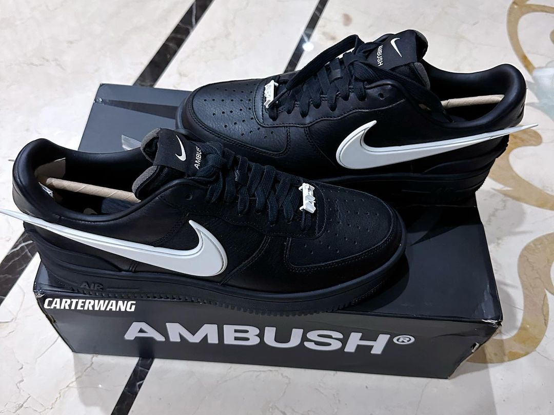 AMBUSH Nike Air Force 1 Low Black DV3464-00 Release Date Info
