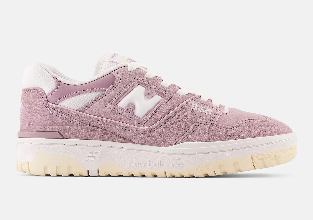 New Balance 550 Coming Soon in Dusty Pink Suede