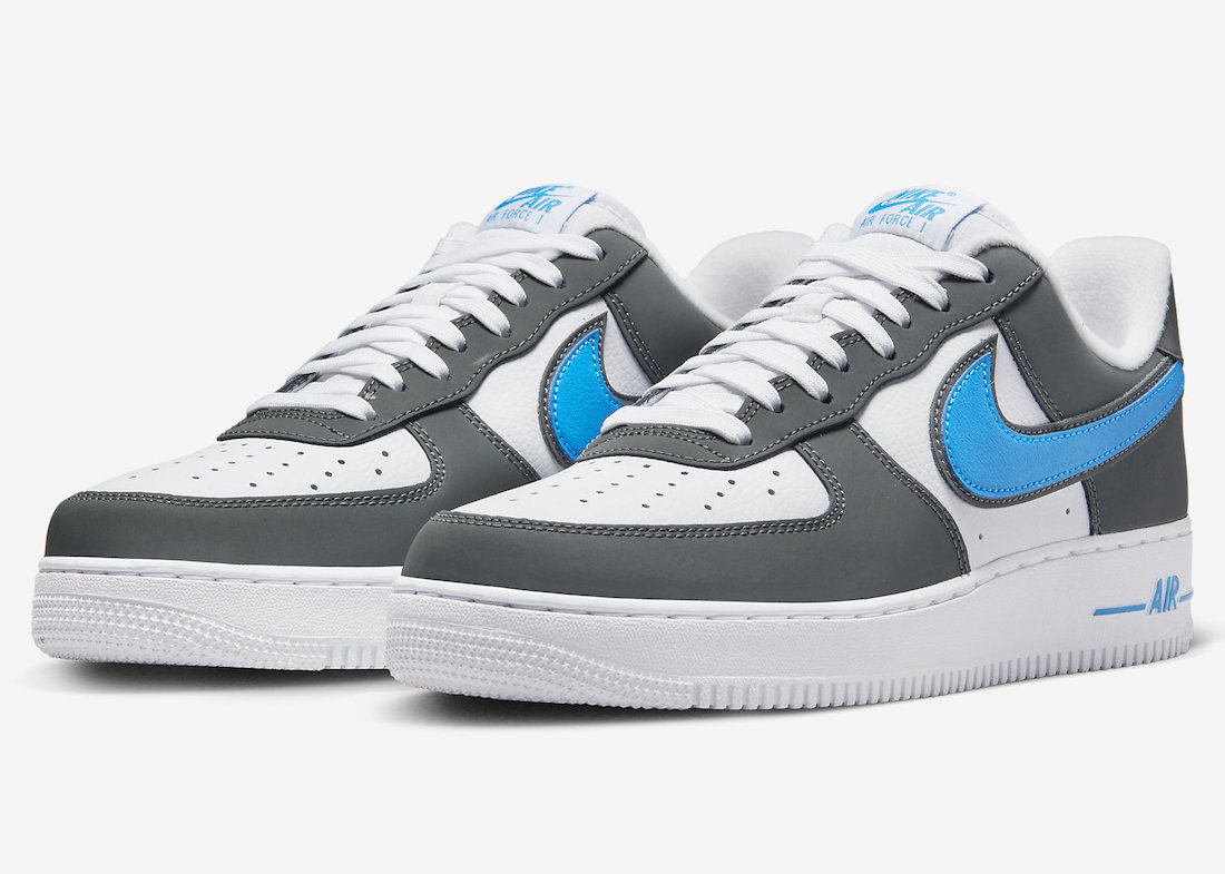 Nike Air Force 1 Low White Grey Blue FB3360-100 Release Date Info