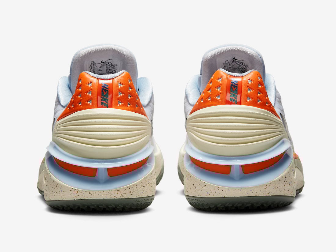 Nike Air Zoom GT Cut 2 White Black Ice Blue Orange DX6041-101 Release Date Info
