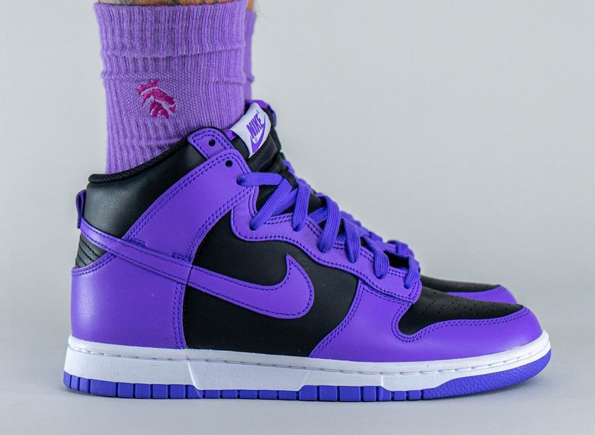 Nike Dunk High Purple Black Release Date Info