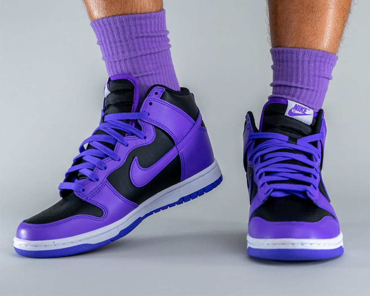 Nike Dunk High Purple Black Release Date Info