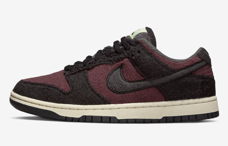 Nike Dunk Low Fleece Burgundy Crush DQ7579-600 Release Date + Where to Buy | SneakerFiles