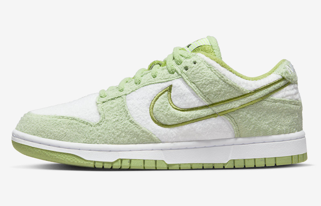 Nike Dunk Low Fleece Green DQ7579-300 Release Date Info