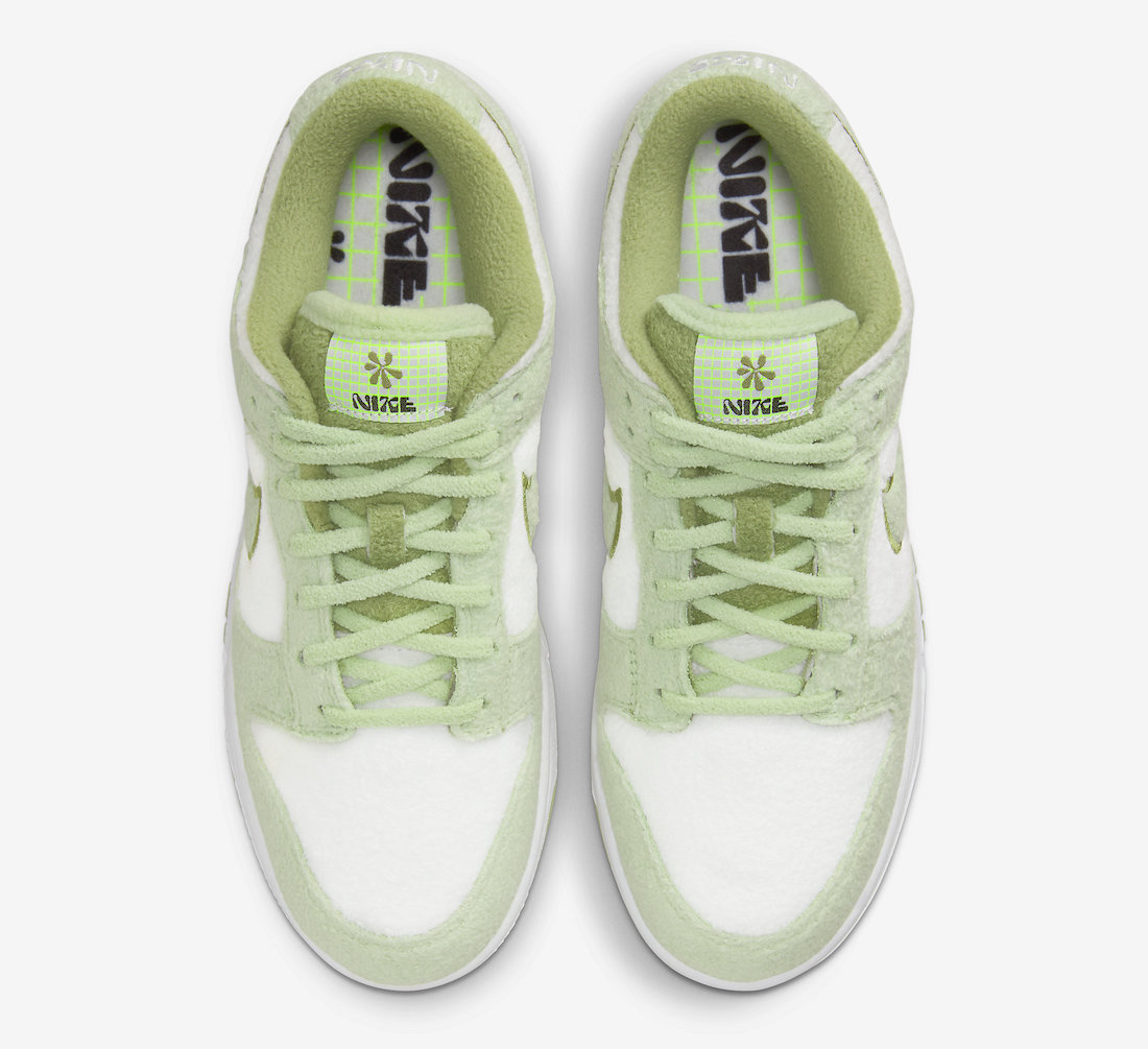 Nike Dunk Low Fleece Green DQ7579-300 Release Date Info