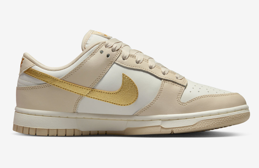 Nike Dunk Low Gold Swoosh DX5930-001 Release Date Info