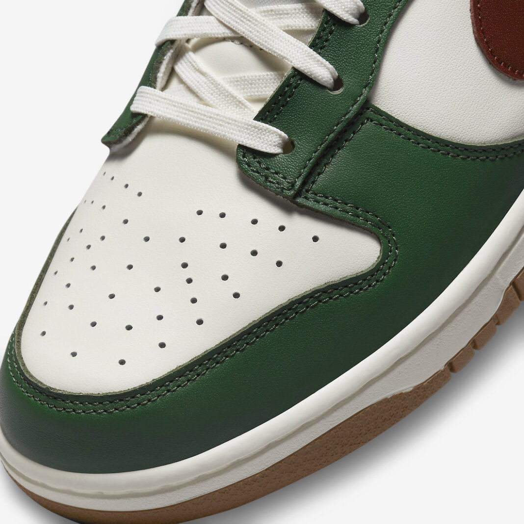 Nike Dunk Low Gorge Green Team Red FB7160-161 Release Date + Where to Buy | SneakerFiles