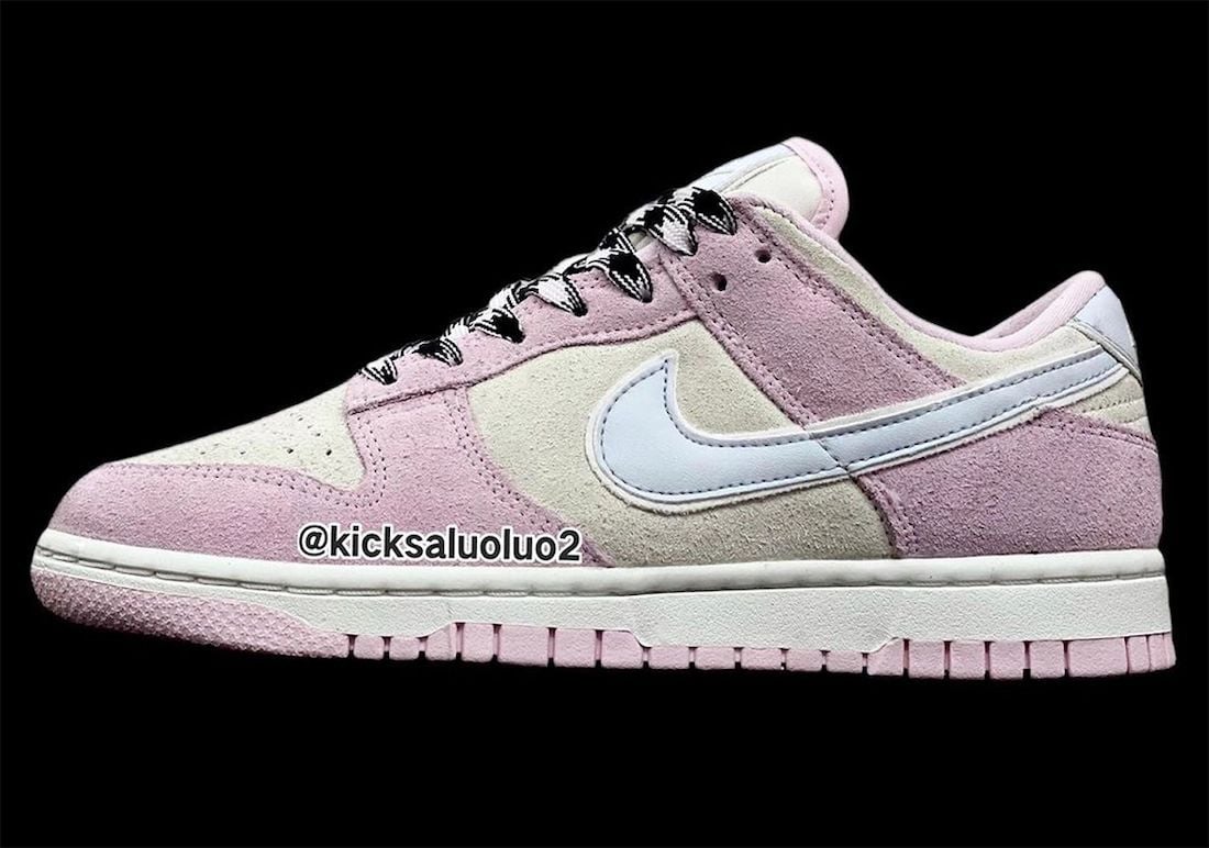 Nike Dunk Low Pink Suede Release Date Info