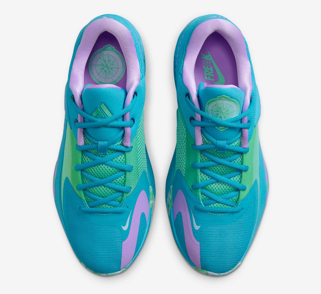 Nike Zoom Freak 4 Laser Blue Lilac Light Menta DJ6149-400 Release Date Info