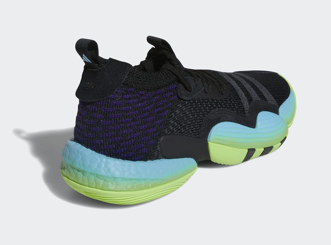 adidas Trae Young 2 Core Black Team Solar Green H06473 Release Date Info