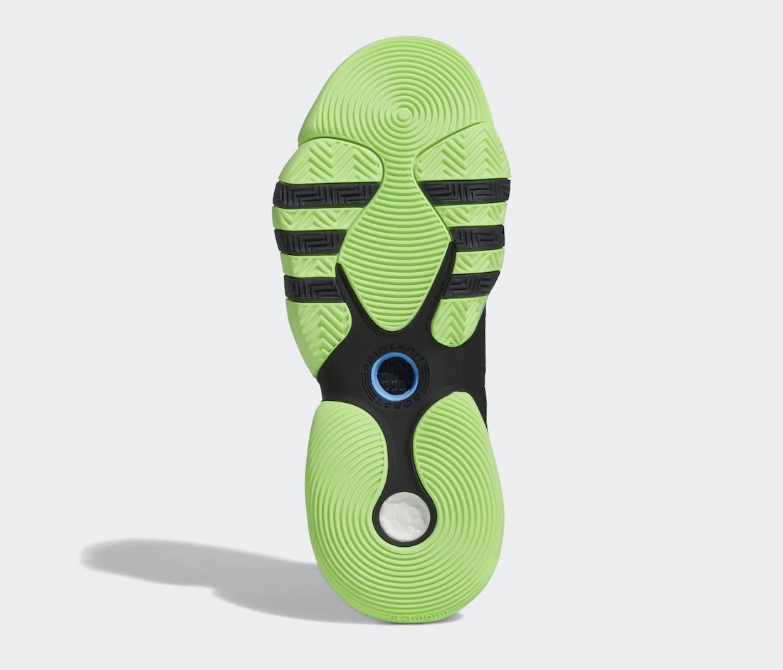 adidas Trae Young 2 Core Black Team Solar Green H06473 Release Date Info