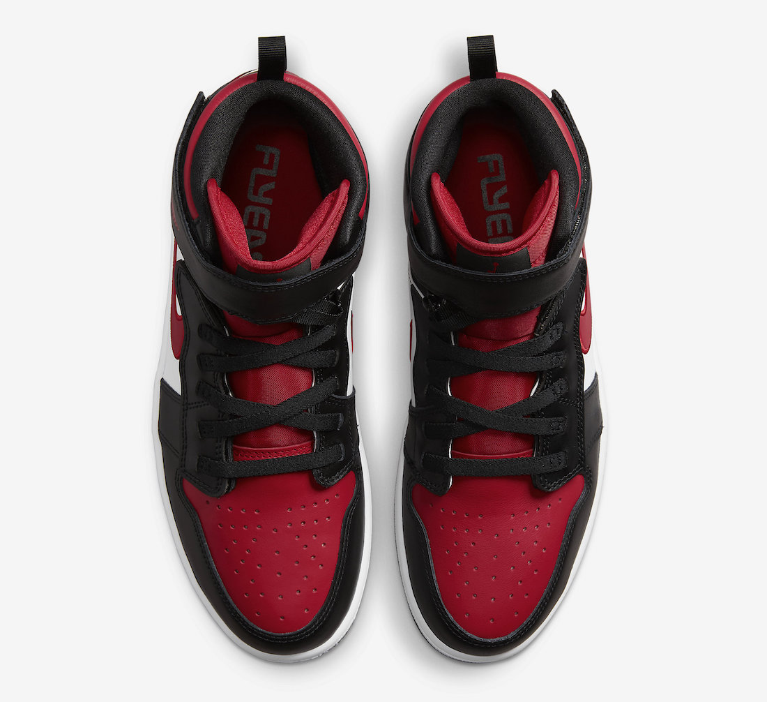 Air Jordan 1 FlyEase Black Fire Red White CQ3835-061 Release Date Info