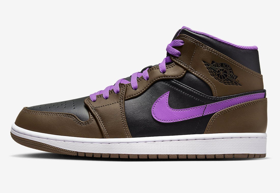 Air Jordan 1 Mid Palomino Wild Berry Black DQ8426-215 Release Date