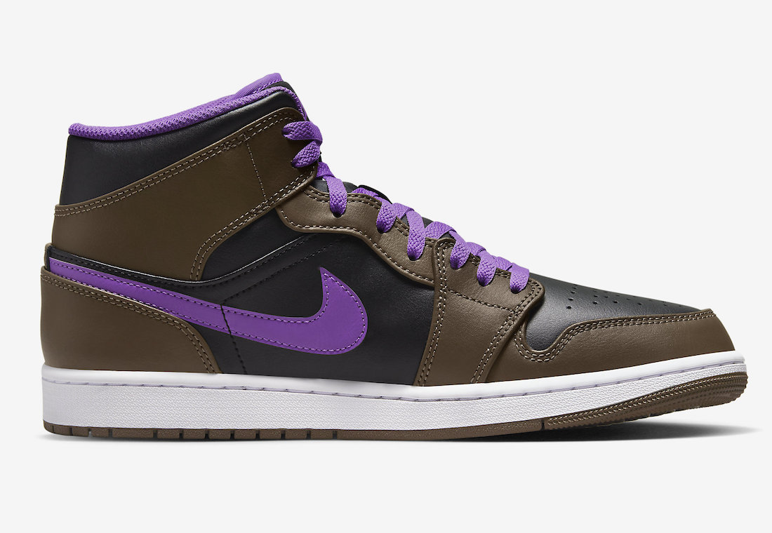 Air Jordan 1 Mid Palomino Wild Berry Black DQ8426-215 Release Date