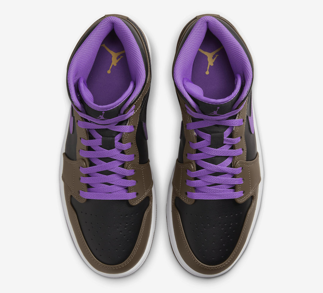 Air Jordan 1 Mid Palomino Wild Berry Black DQ8426-215 Release Date