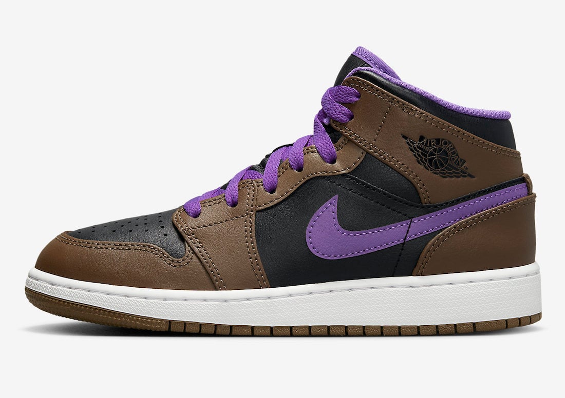 Air Jordan 1 Mid Palomino Wild Berry Black DQ8423-215 Release Date Info