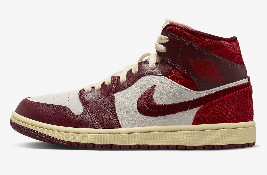 Air Jordan 1 Mid Tiki Leaf DZ2820-601 Release Date Info